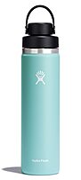 Hydro Flask Water Bottle - Insulated Stainless Steel - Wide Mouth Chug Lid, Non Spill, Leakproof in 24 Oz Dew