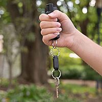 SABRE RED Hardcase Pepper Spray Keychain with Quick Release