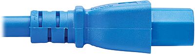 Tripp Lite C14 to C15 Power Cord Heavy-Duty Extension Cable, 10 Feet / 3.1 Meters, Blue, 15A, 250V, 14 AWG, UL-Listed Cable