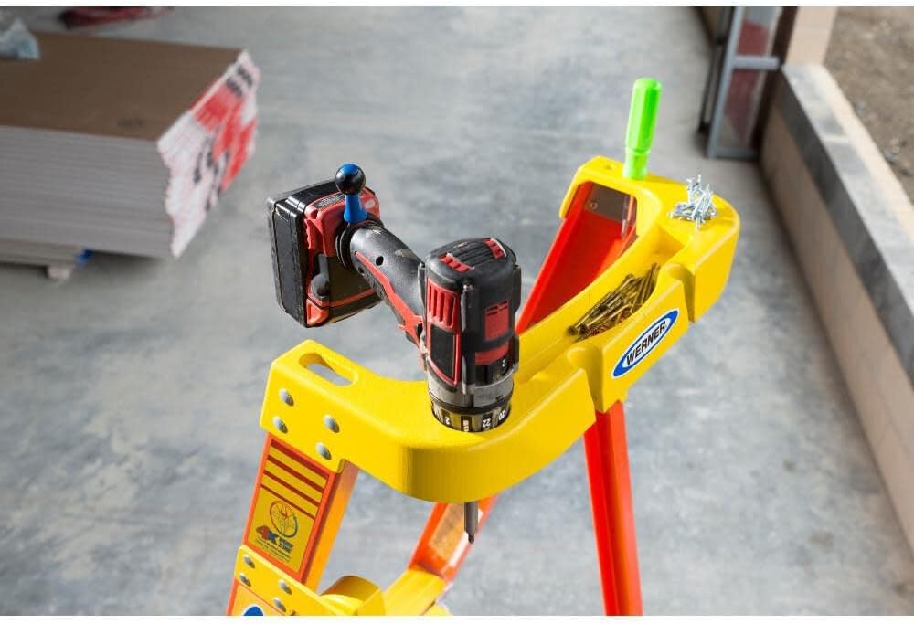 WERNER CO PD6208 Type IA Aluminum Podium Ladder - 8'