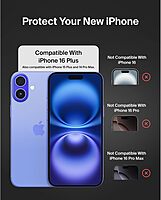Belkin ScreenForce TemperedGlass Treated Screen Protector for iPhone 16 Plus, 15