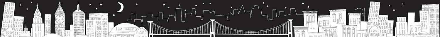 BARKER CREEK Double-Sided Bulletin Board Borders, 3" x 35", 12-Pack