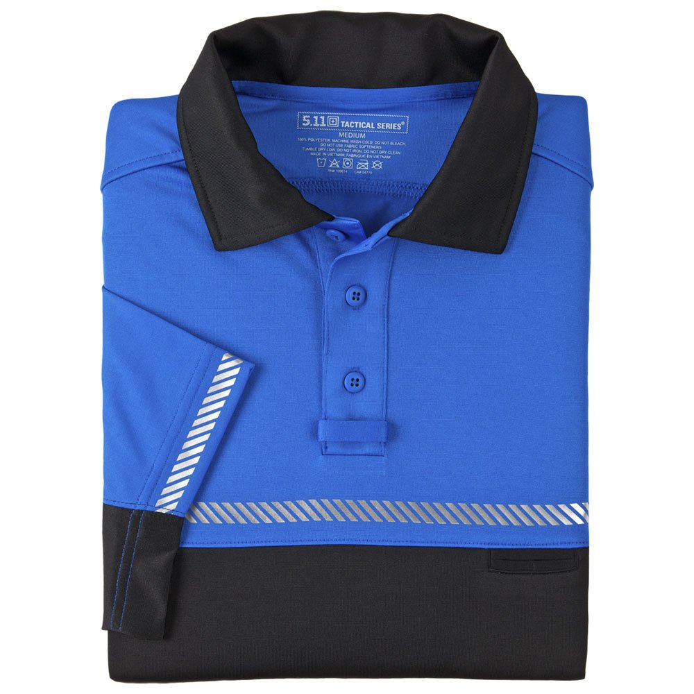 5.11 Tactical Men's Bike Patrol Short Sleeve Polo Shirt, Jersey Knit Polyester, Style 71322