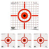 BIRCHWOOD CASEY Rigid 12" High-Contrast Corrugated Paper Shooting Targets - 10 Targets