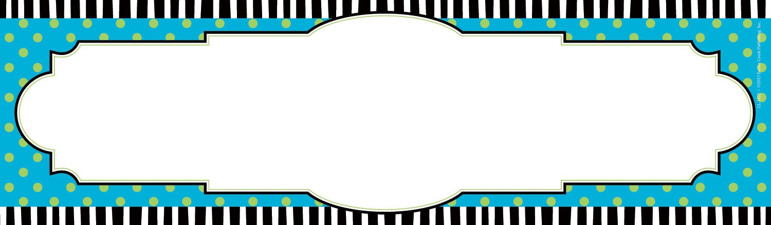 Barker Creek Double-Sided Desk Nameplates & Bulletin Board Signs, Nature's Colors, Multi-Purpose Desk Nameplates