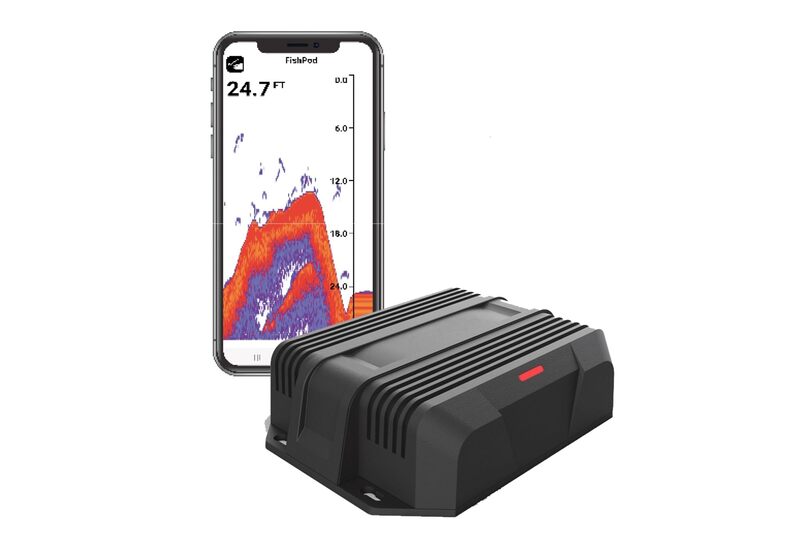 FISHPOD 10BX Boat Mount Bluetooth Fish Finder with AI Technology