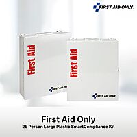 First Aid Only 25 Person Medium SmartCompliance 94 Piece Refill Cabinet Without Medications (90578)