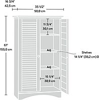 Sauder Harbor View Multipurpose Storage Tall Pantry Cabinet
