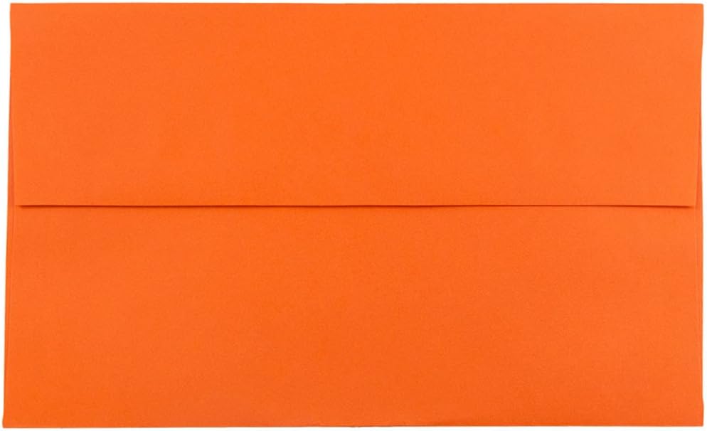 JAM Paper Booklet Invitation Envelopes, Gummed Seal, 30% Recycled