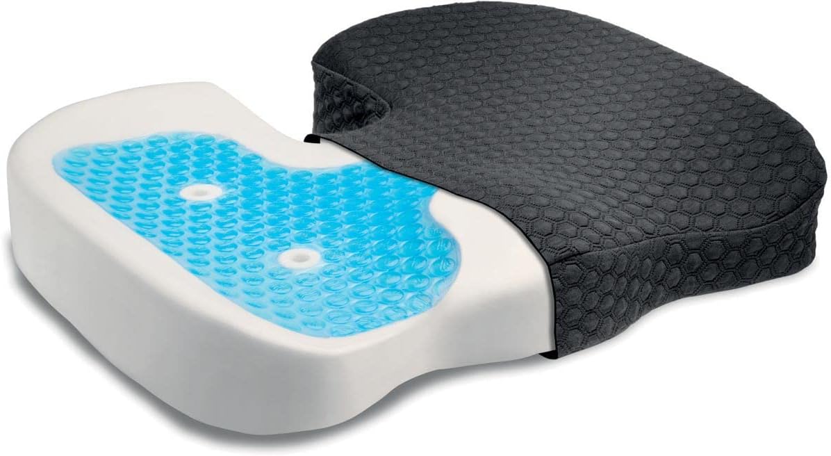Kensington Cooling Gel; Cushion Seat Rest (K55807WW),Black