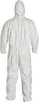 DuPont Tyvek 400 Hooded Coveralls with Elastic Wrists & Ankles by DuPont