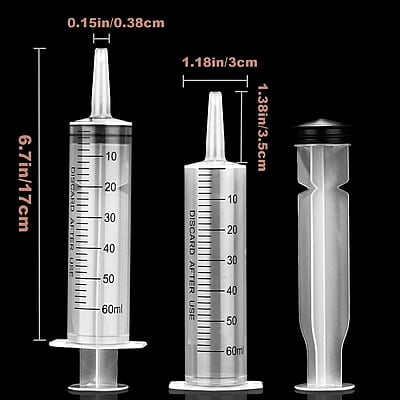 Jeringa 60 Ml Ll 10 Pcs Jeringa 60 Ml Ll 10 Pcs