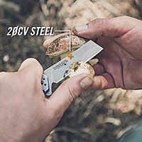 Gerber Gear Fastball Cleaver - Folding Knife with Lock Release for EDC Gear