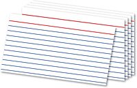 Office Depot® Brand Ruled Index Cards, 3" x 5", White, Pack Of 300
