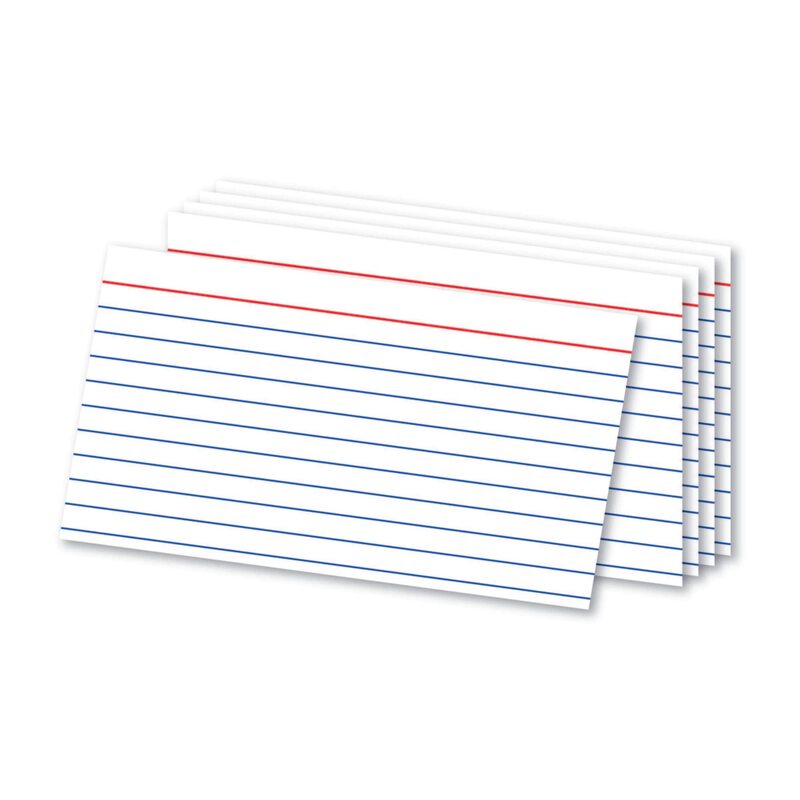Office Depot® Brand Ruled Index Cards, 3" x 5", White, Pack Of 300