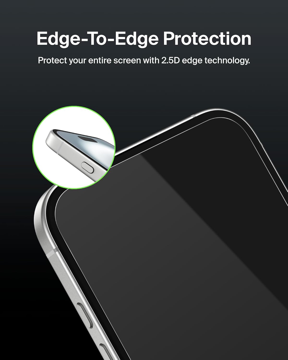 Belkin ScreenForce Screen Protector for iPhone 16, 15 and 14 Pro