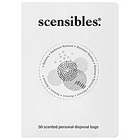 Hospeco Scensibles Disposal Bags for Menstrual Care – 50 Bags/Box, 5-5/8 x 7-1/2 in