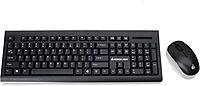 IOGEAR Wireless Keyboard and Mouse - 2.4GHz Full-Size Mouse Keyboard Combo - Spill-Resistant/Spill-Proof - Mac (10.2.x or Later) - Windows XP/7/8/10 - GKM552RB