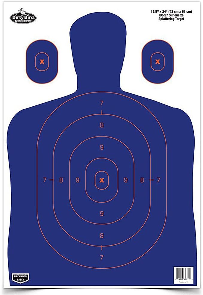 Birchwood Casey Dirty Bird Non-Adhesive Splattering 16.5 x 24 Practice Targets (3-Pack)