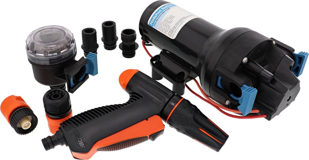 Jabsco HotShot HD6 Heavy Duty Washdown Pump - 12V - 6 GPM - 70 PSI
