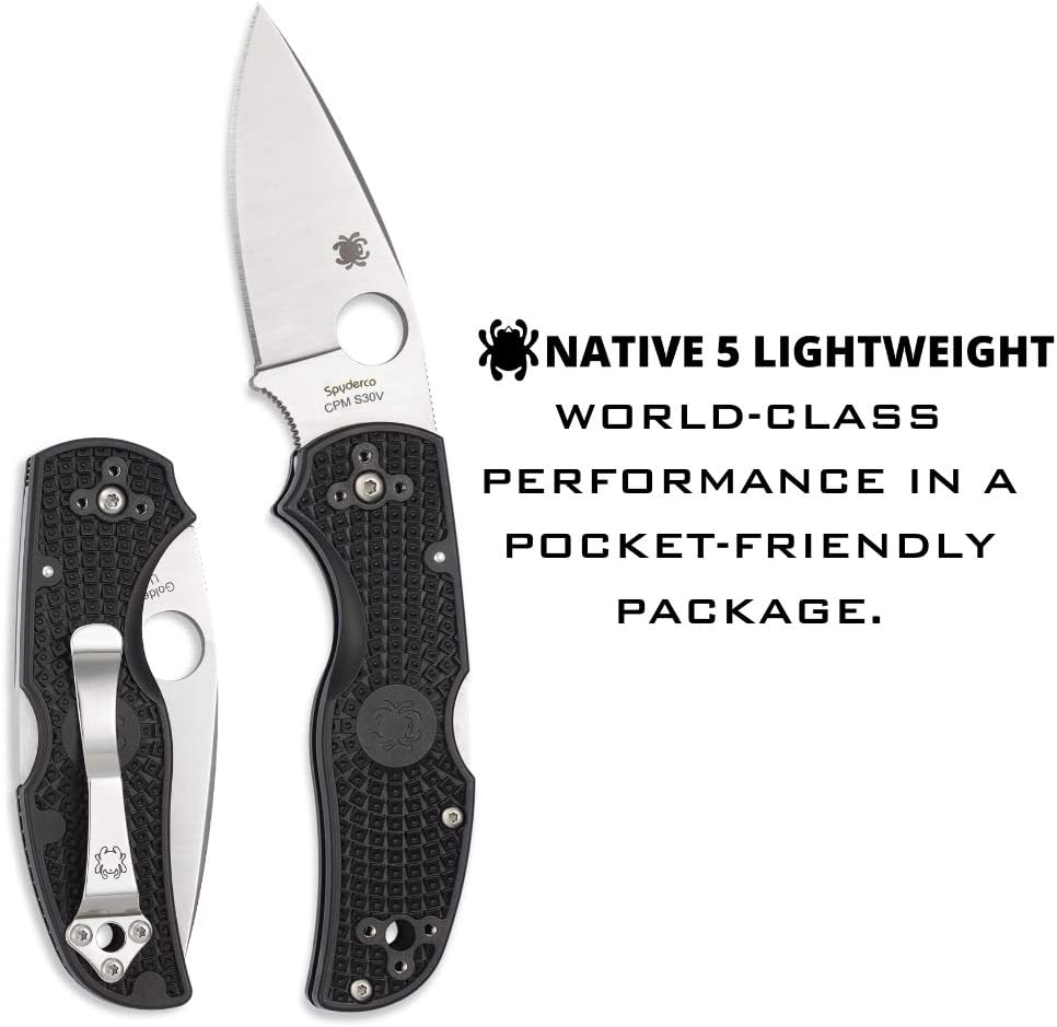 Spyderco Native 5 Folding Knife with 2.95" Blade