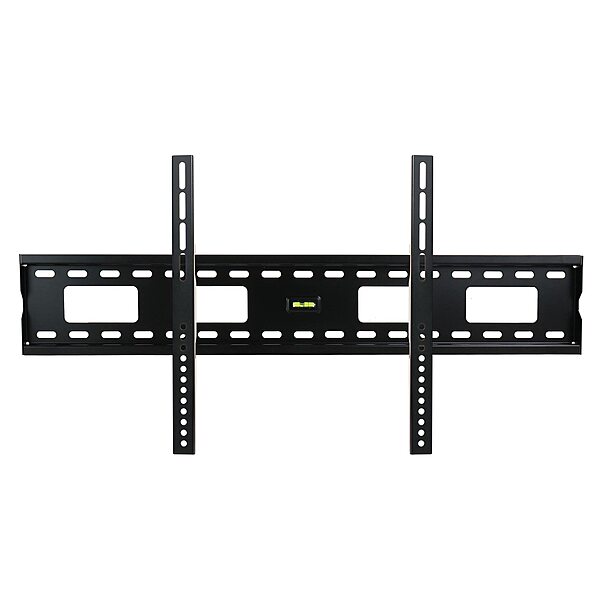 MegaMounts Fixed Wall Mount With Bubble Level For 37 - 100in Screens, Black