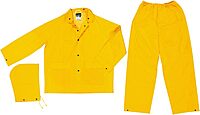 MCR SAFETY Classic 3-Piece Rainsuit (.35mm PVC / Polyester)