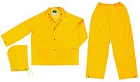 MCR SAFETY Classic 3-Piece Rainsuit (.35mm PVC / Polyester)