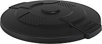 Suncast Commercial Utility Trash Can Lid, 44 Gallon, Black