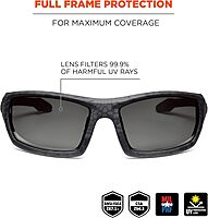 ERGODYNE Skullerz Odin Polarized Safety Sunglasses