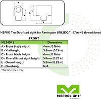MEPROLIGHT Tru-Dot Tritium Night Sights for Glock