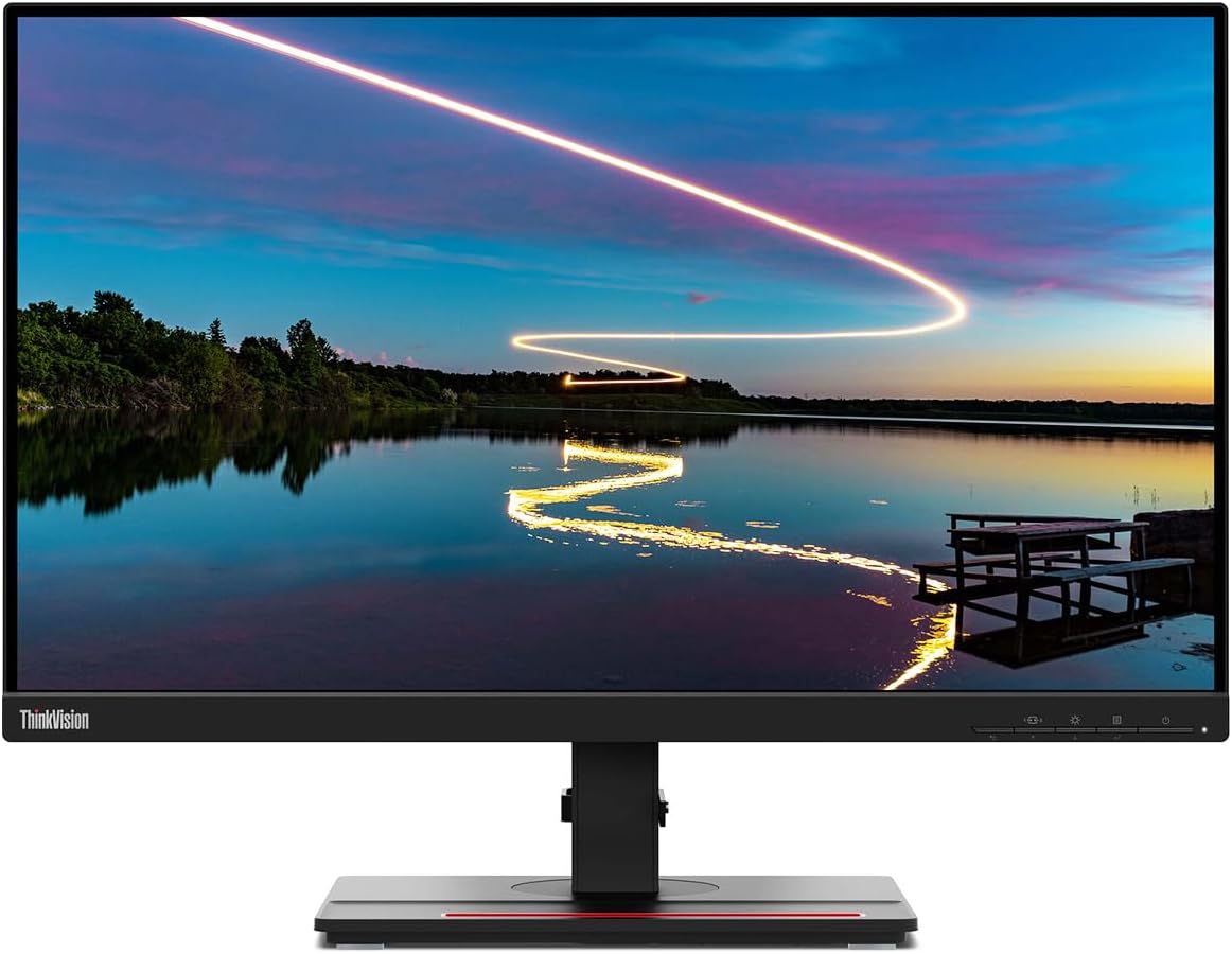 Lenovo ThinkVision T24m-20 24in Class Full HD LED Monitor - 16:9 - Raven Black - 23.8in Viewable