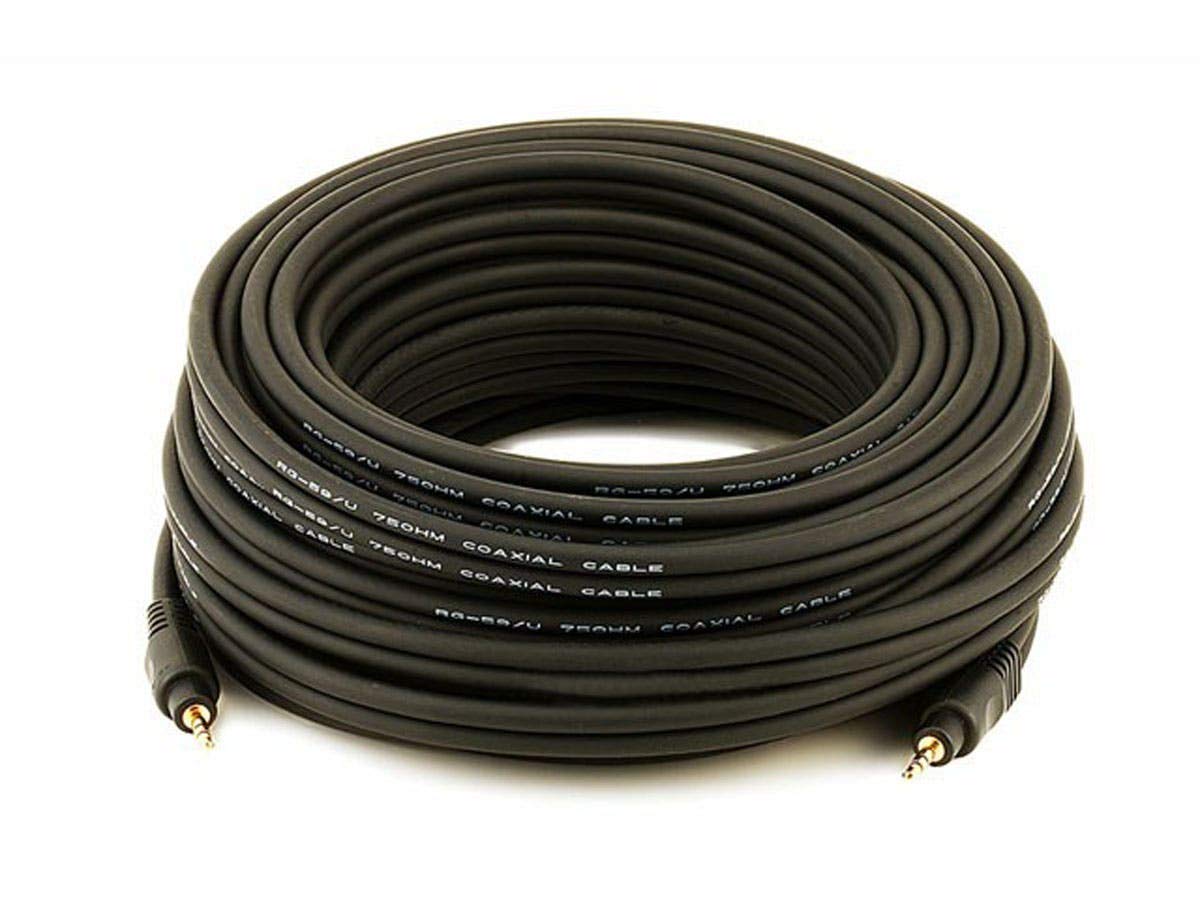 Monoprice Premium 3.5mm Stereo Male to Male Audio Cable, 22AWG, Gold Plated