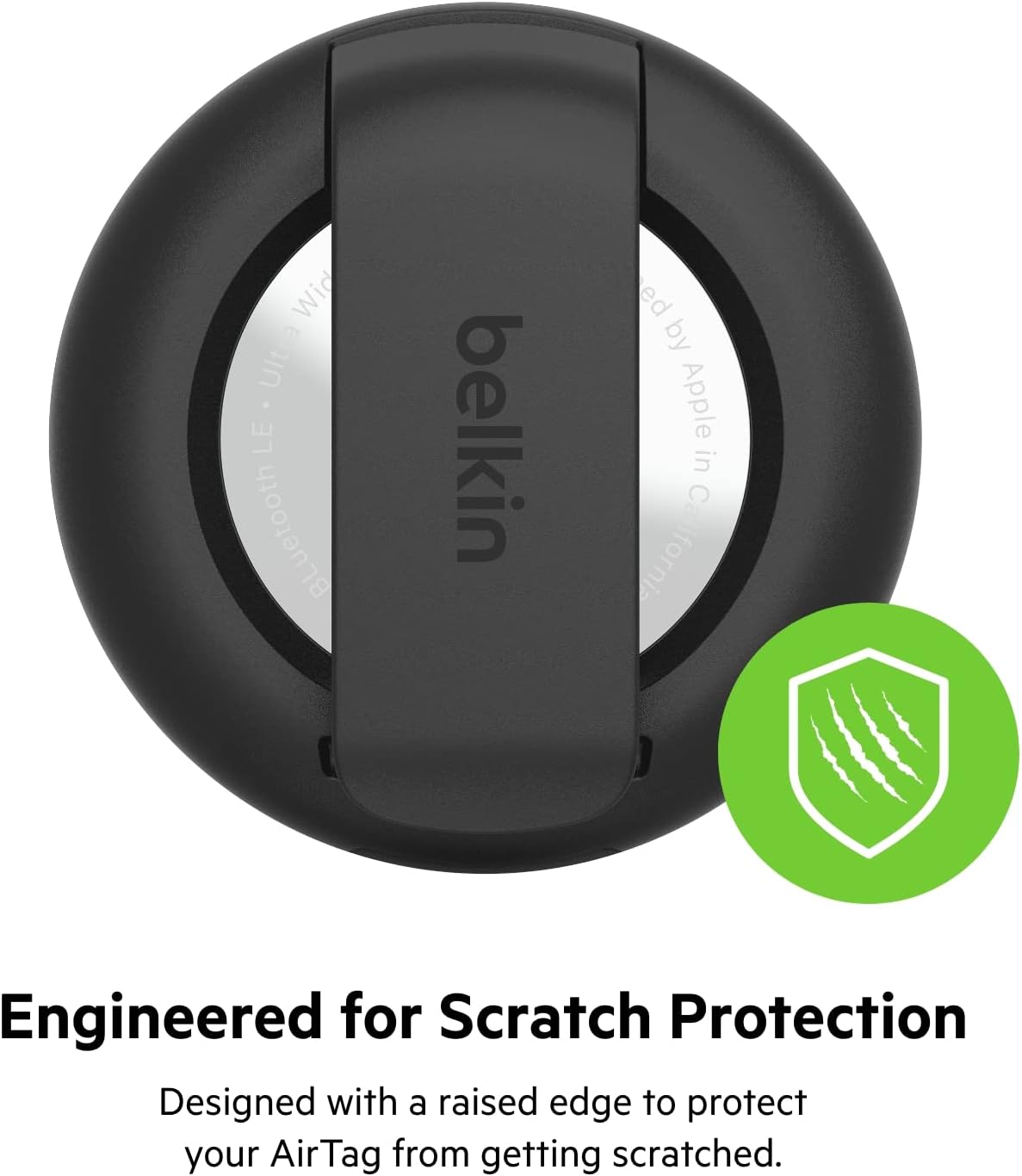 Belkin Apple AirTag Secure Holder with Clip