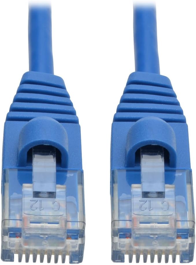 Tripp Lite Cat6a 10G Snagless Molded Slim UTP Network Patch Cable (RJ45 M/M)