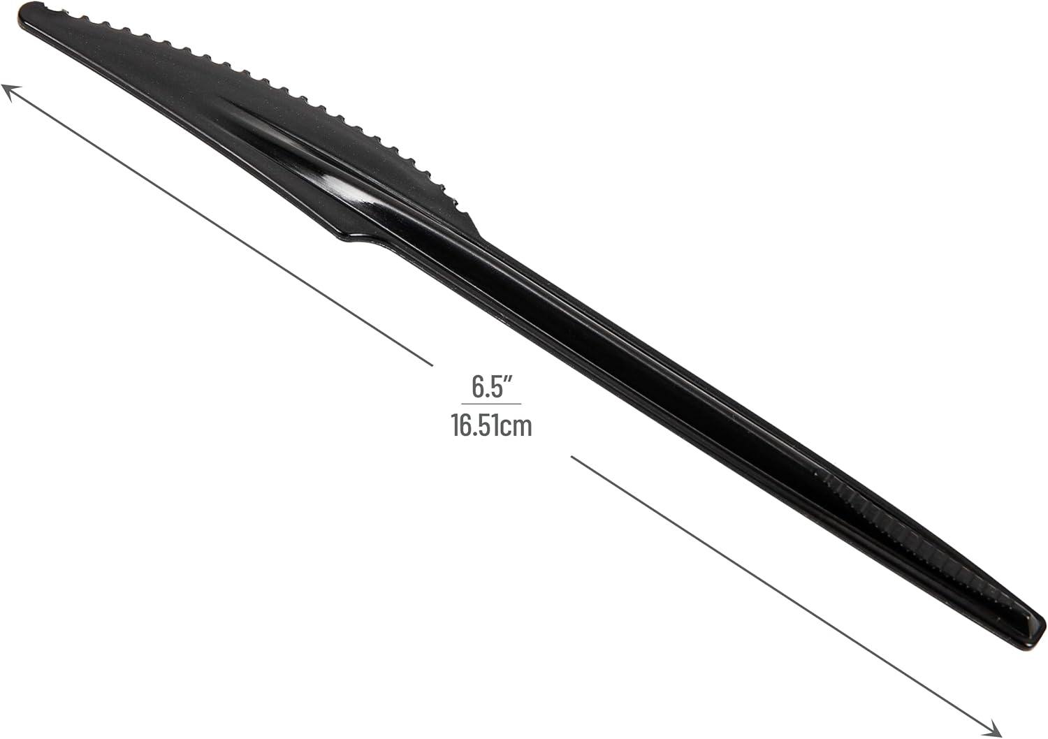 Mind Reader Knife Refill for CUTDISPBK-BLK, Plastic Utensils, Restaurant, Breakroom, 6.5" L x 0.75" W x 0.2" H, 100 pcs