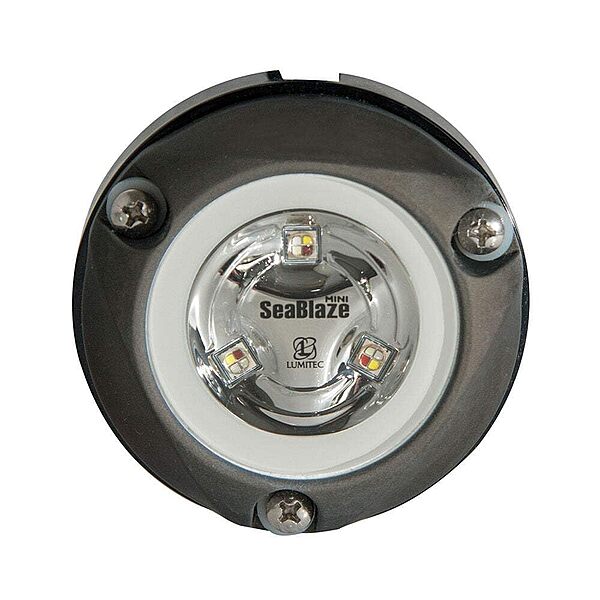 Lumitec Lighting 101457, Mini LED Underwater Light, Surface Mount, Zambezi, Blue Non-Dimming