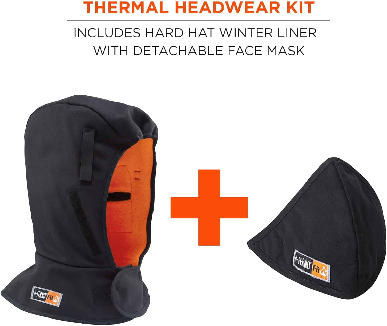 ERGODYNE N-Ferno 2-Layer FR Hard Hat Liner & Mouthpiece
