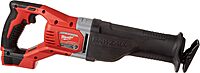 Milwaukee 2621-20 M18 18V Lithium Ion Cordless Sawzall 3,000RPM Reciprocating Saw with Quik Lok Blade Clamp and All Metal
