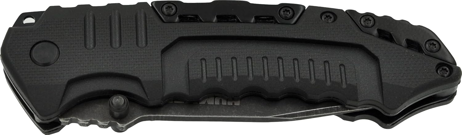 Humvee HMV-RCN-RM1 Recon Mission Kit with Digital Watch, Knife and Tactical LED Flashlight, Black and Tan
