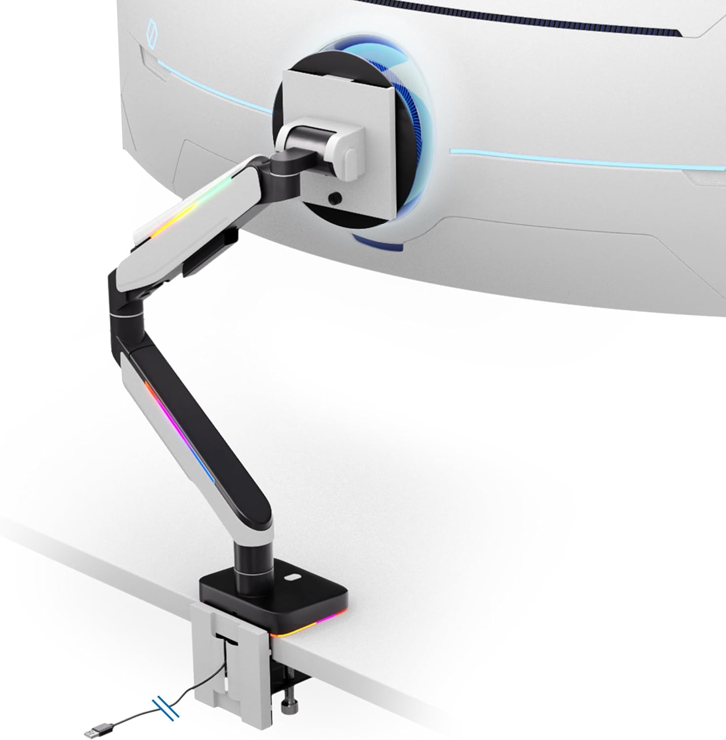 Mount-It! Heavy-Duty Ultrawide Monitor Arm up to 49" / 44 lb for Samsung Odyssey G9