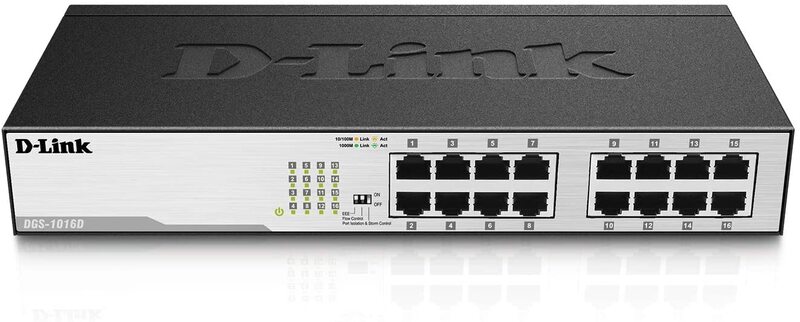 D-Link Gigabit Unmanaged Fanless Ethernet Switch