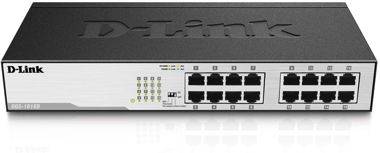 D-Link Gigabit Unmanaged Fanless Ethernet Switch