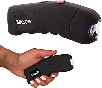 MACE Ergo Stun Gun - Rechargeable with LED Flashlight