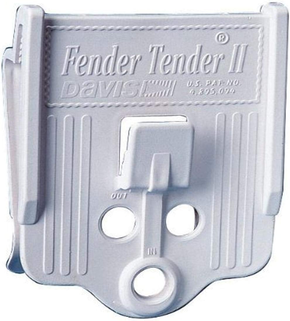 Davis Instruments Fender Tender II Fender Clips, White (Pair)