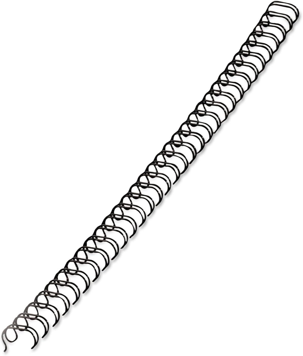 Fellowes Double-Loop Wire Binding Combs, 0.3in x 11in x 0.3in, Black, Pack Of 25