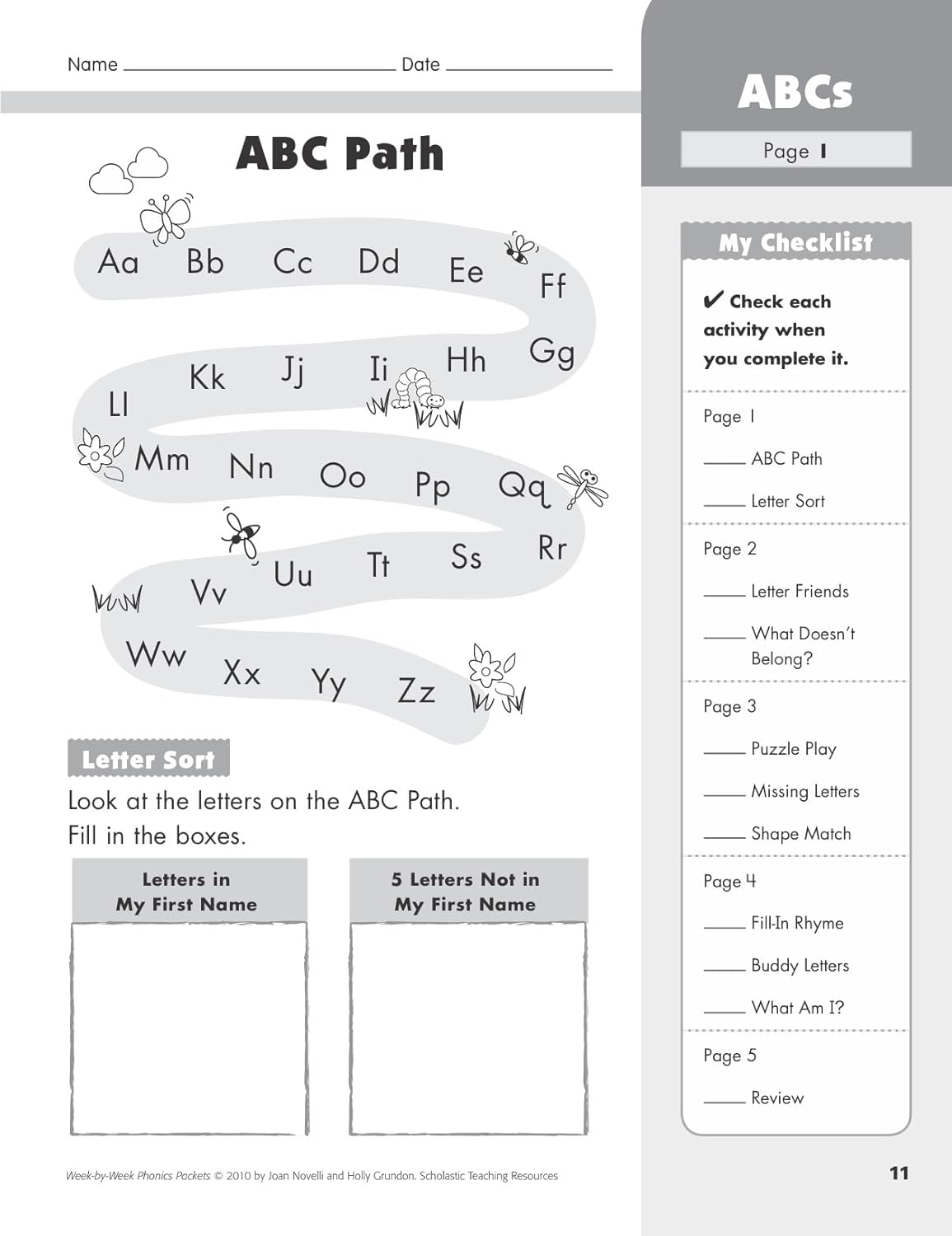 Week-by-Week Phonics Packets: 30 Independent Practice Packets That Help Children Learn Key Phonics Skills and Set the Stage