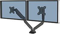 Fellowes Platinum Series Monitor Arm for 40-Inch Monitors, Full Motion, VESA Mount, USB Ports, Ergonomic