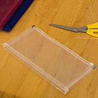 JAM PAPER Plastic Envelopes with Zip Closure