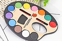 Kids Water Color Mixing Palette - Pack of 6